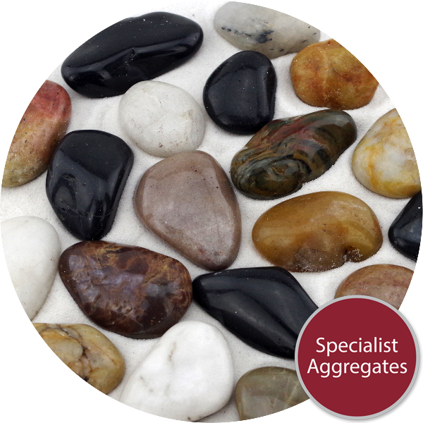 Chinese Pebbles - Polished Mixed Colour